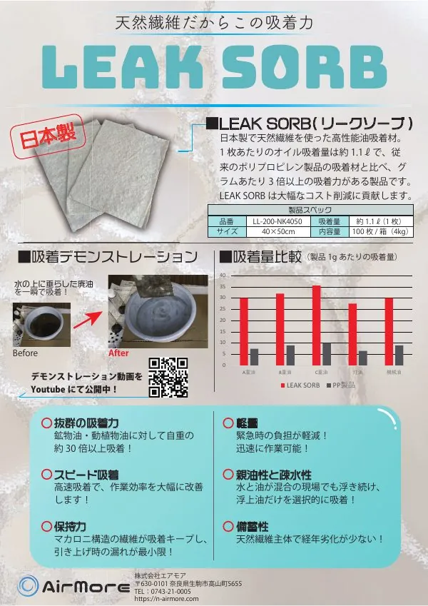 LeakSorb 漏れ吸収材