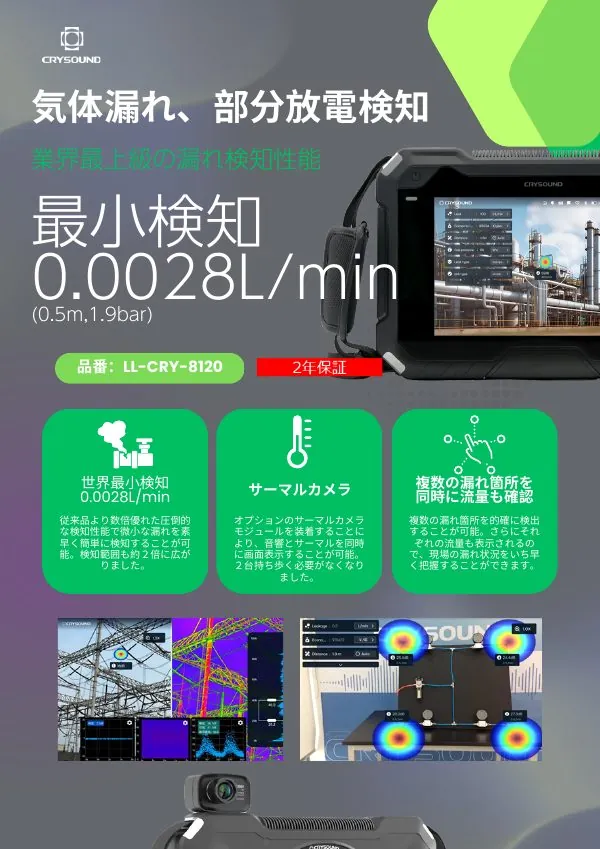 CrySound CRY8120 超音波カメラ